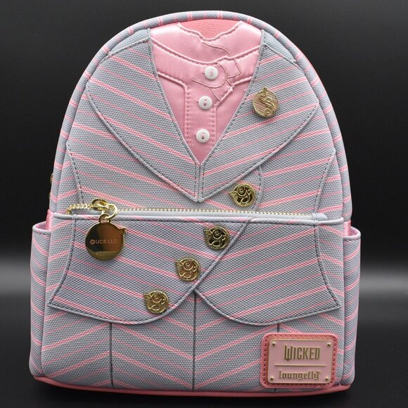 Loungefly Wicked Glinda Shiz University Uniform Cosplay Mini Backpack (A5) main image 5